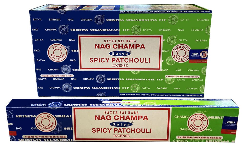 Incienso Satya Nag Champa & Spicy Patchouli 15g