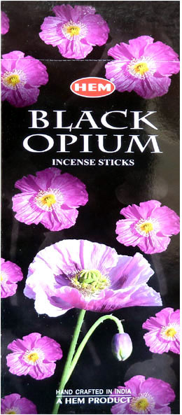 Encens dobladillo opio negro 8Bts