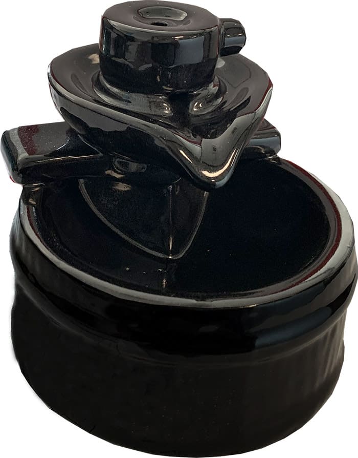Puerta incienso backflow cerámica Fuente 14cm