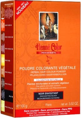 Pack de 3 cautivantes colorantes vegetales premium negros en polvo 100g