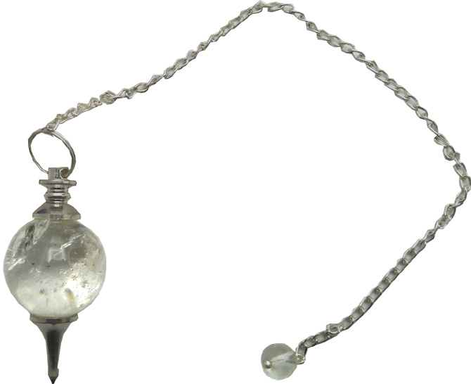 Péndulo de esfera de cristal de cuarzo