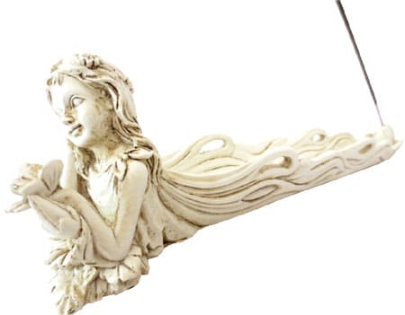 Incienso Elven & mariposa blanco 24cm