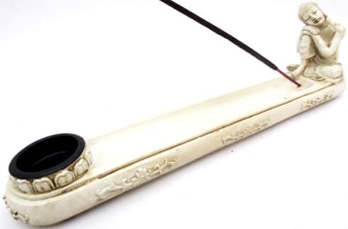 Incienso Buda pensador blanco 26cm