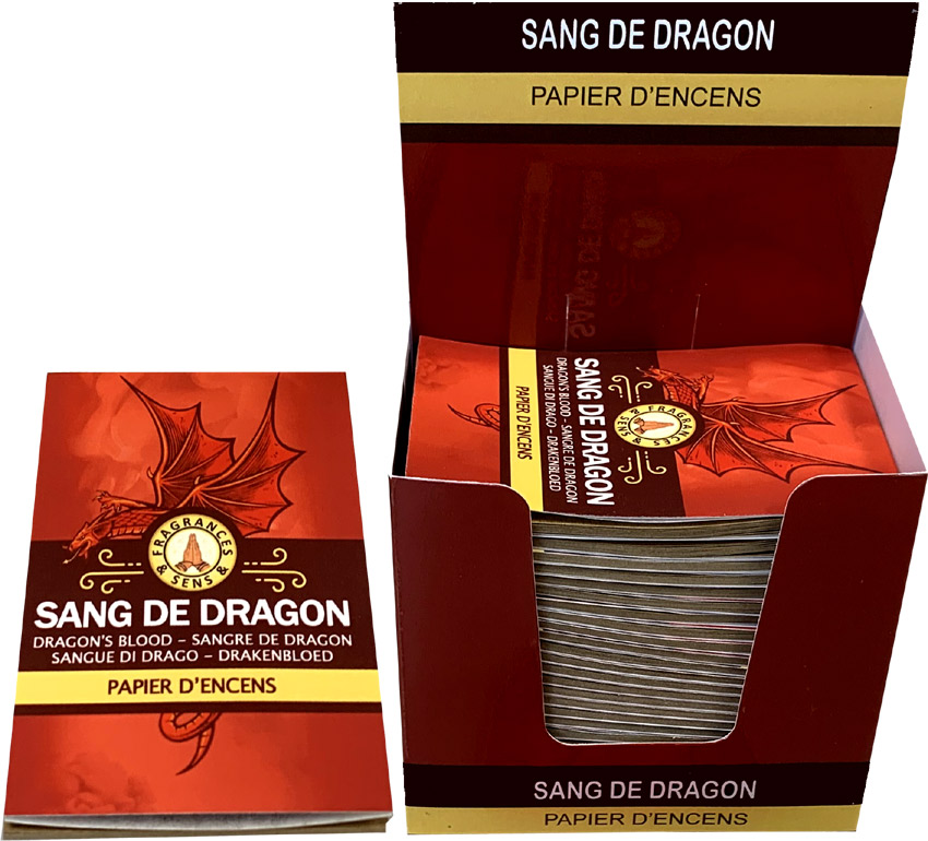 Papel de incienso Fragrances & Sens Sangre de Dragon x30