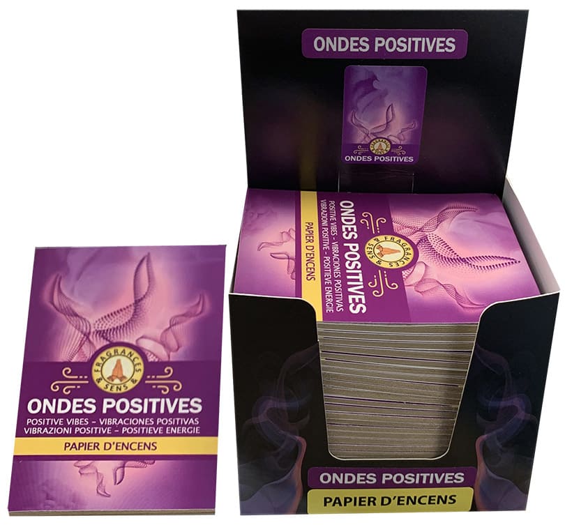 Papel de incienso Fragrances & Sens Positive Vibes x30