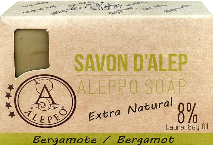 incienso en Aleppo jabón alepeo bergamota 8% 100 g