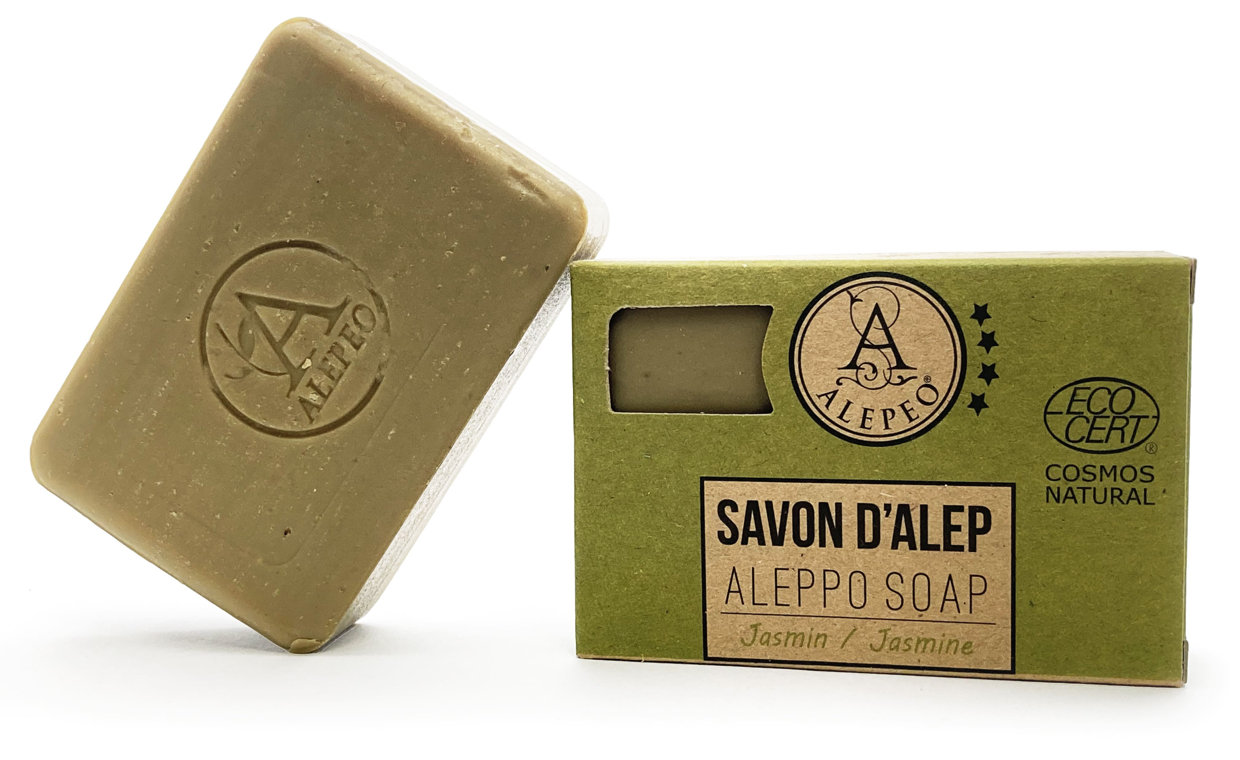 incienso en Jabón de alep jazmín 100g - ECOCERT.