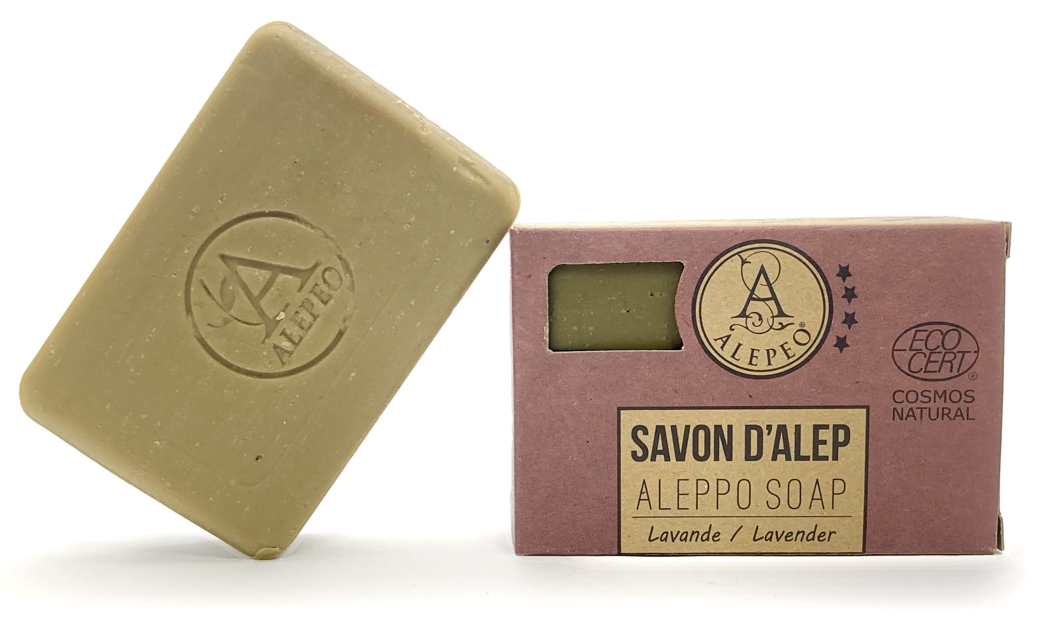 incienso en Jabón de Alepo Lavanda 100g - ECOCERT BIO