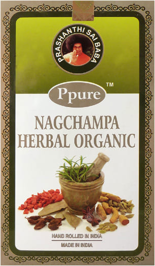 Incienso Ppure nagchampa Herbal Organic 15g