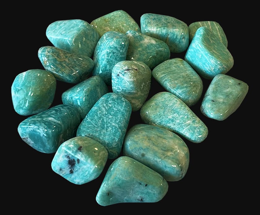 Rodados Amazonite Namibia A 2-3cm 250g