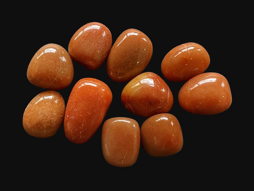 Rodados Aventurina Naranja A 250g