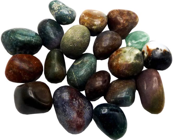 Rodados Jaspe heliotropo B Bloodstone 250g
