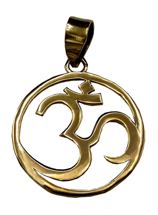 incienso en Colgante om de bronce 3cm