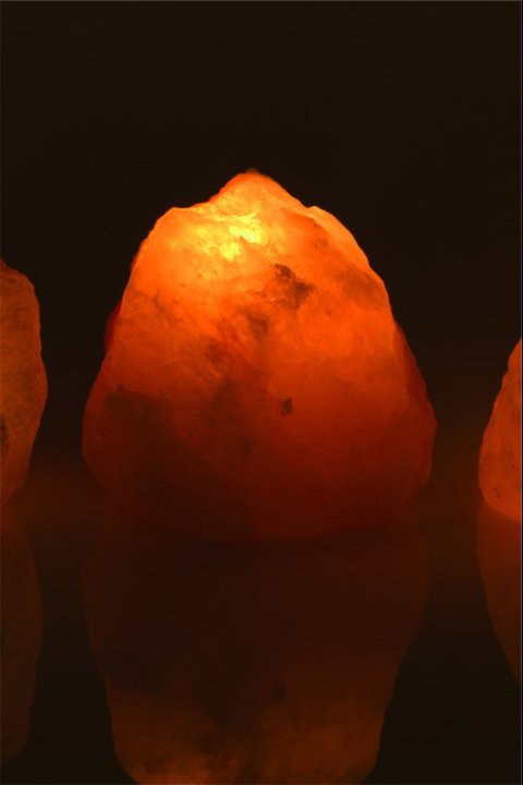 Candelabro de cristal de sal natural L 2-3 kg