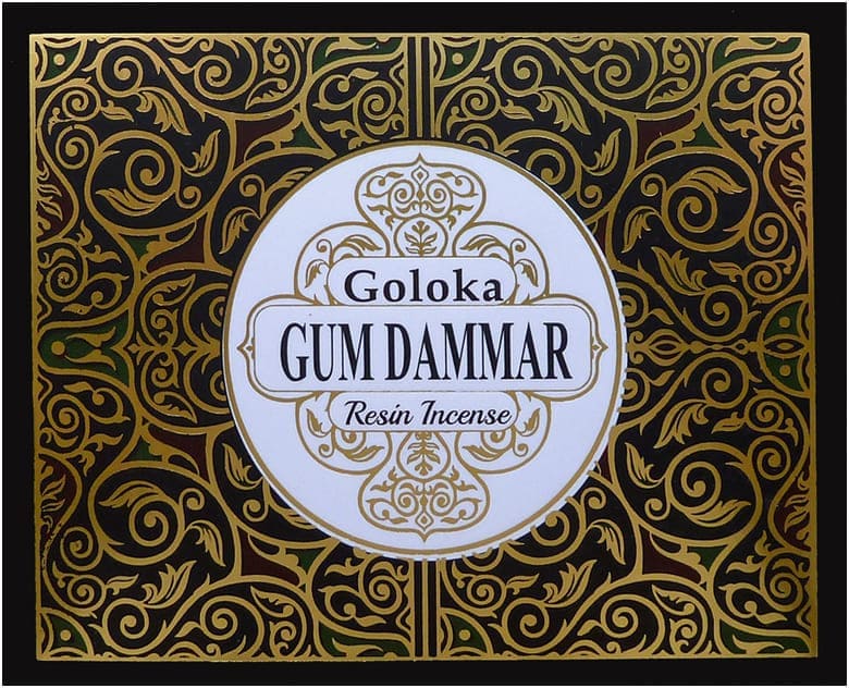 incienso en Incienso de resina Goloka Damar 50g
