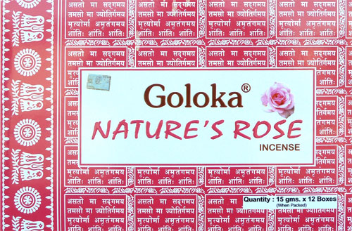 Incienso goloka nature's rose masala 15g