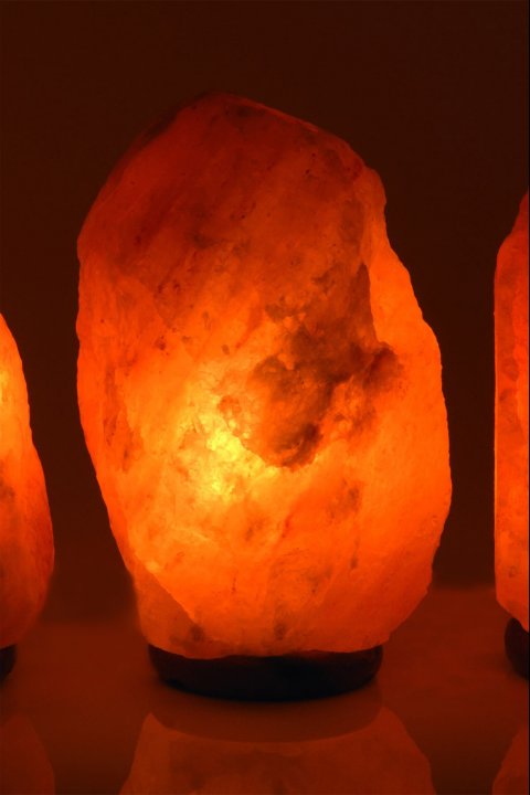 Lámpara Natural M con Base de Madera 4-7 Kg