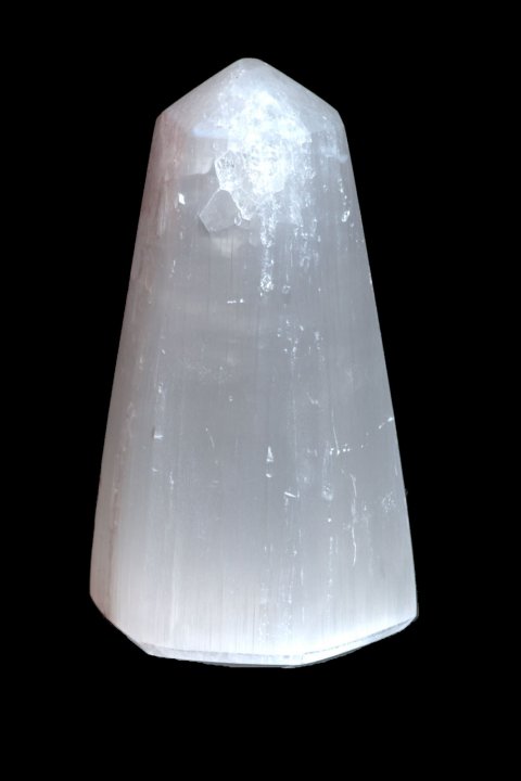 Varita de cristal de selenita 10 cm 150 g