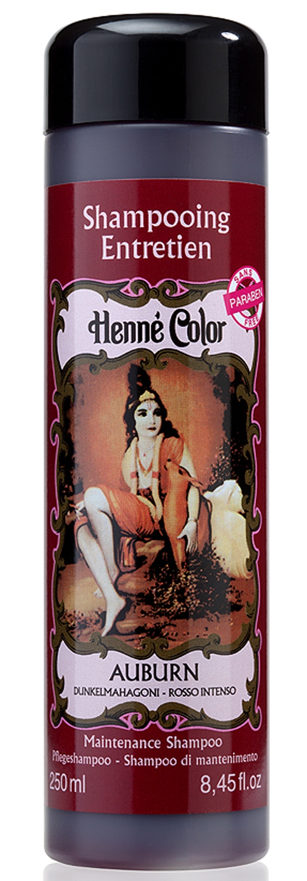 Pack de 3 champús de mantenimiento Henna Color castaño 250ml