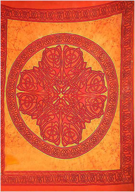 Mandala Batik Tela decorativa