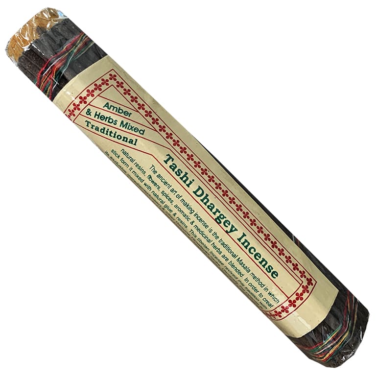 Incienso tibetano tradicional Tashi-Dhargey ámbar & hierba 60g