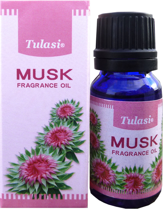 Aceite perfumado de almizcle Tulasi 10 ml x 12