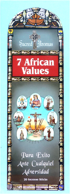 Incienso tulasi sarathi los 7 valores africanos hexa 20g