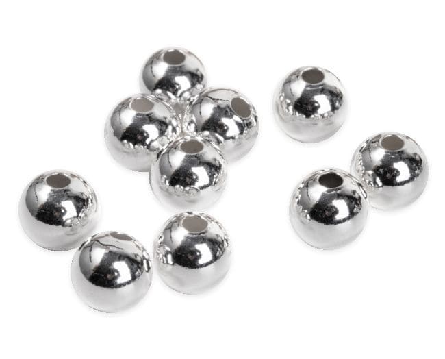 incienso en Bolas de cuentas de plata 925 de 8 mm x 5