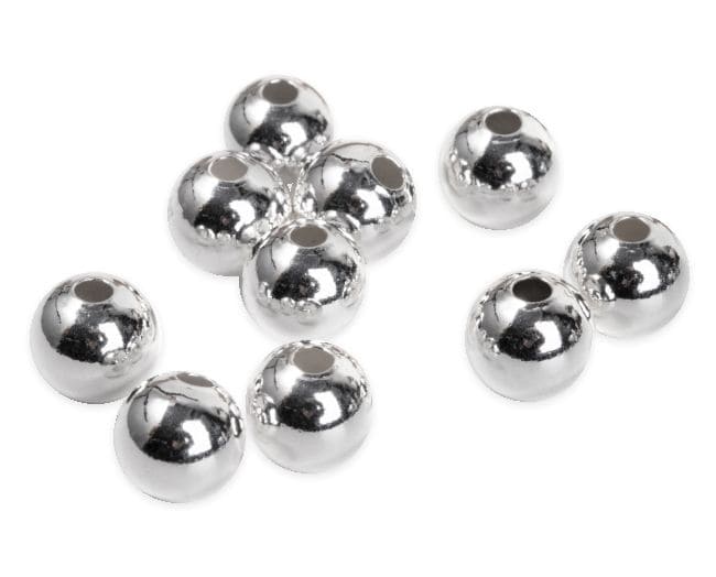 Bolas de cuentas de plata 925 de 8 mm x 5