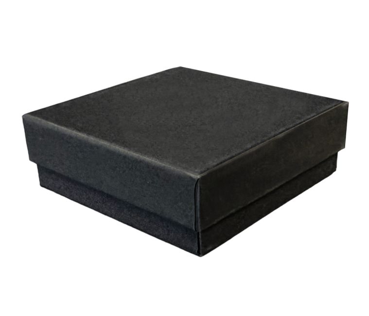 Caja Regalo para Joyería en Cartón Negro 9cm x10