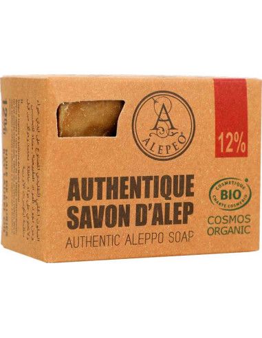 incienso en Cosmos Jabón de Alepo Bio 12% aceite de laurel 200g