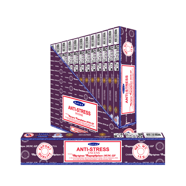 Incienso Satya Antiestrés 15g 2026