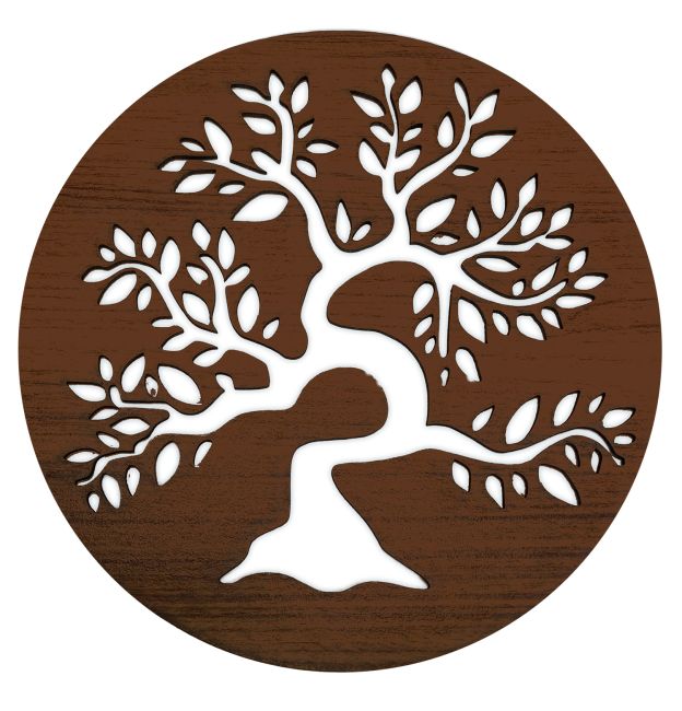Letrero de madera árbol de la vida