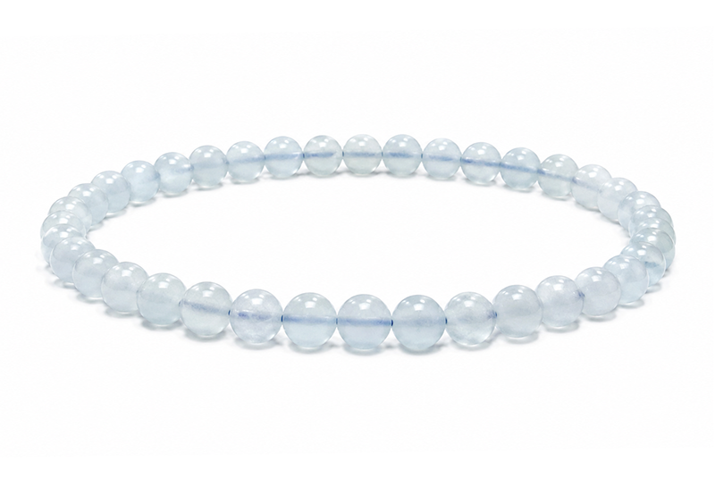Pulsera de Aguamarina A cuentas 4-5mm