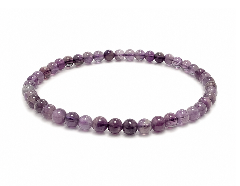 Pulsera de Amatista A perlas 4-5mm