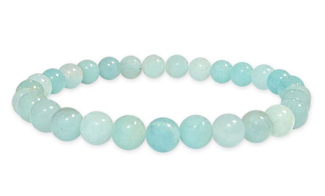 Pulsera con Amazonite China perlas 6mm