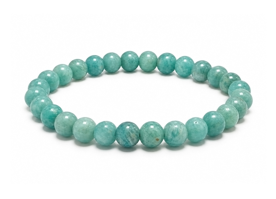 incienso en Pulsera de Amazonita de Perú A cuentas 6-7mm