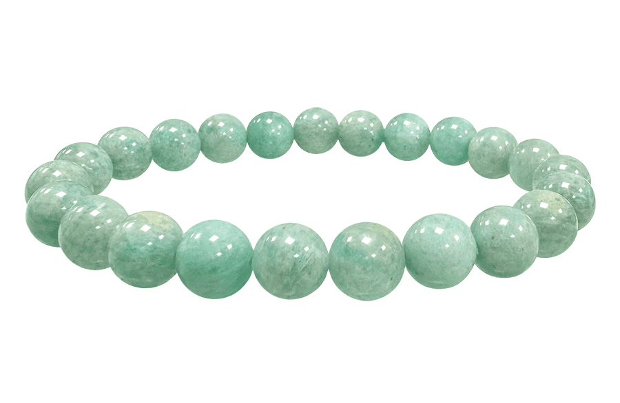 Pulsera con Amazonite Peru A perlas 8mm