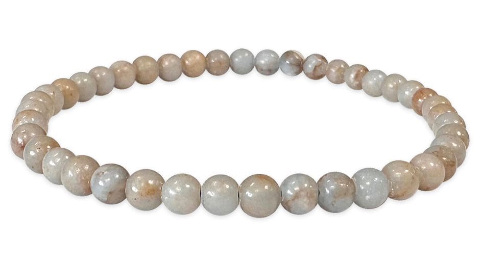 Pulsera de perlas de angelita 4-5mm