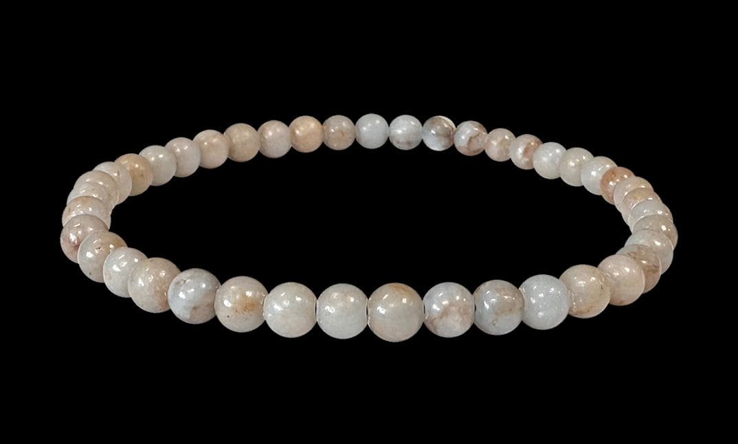 Pulsera de perlas de angelita 4-5mm