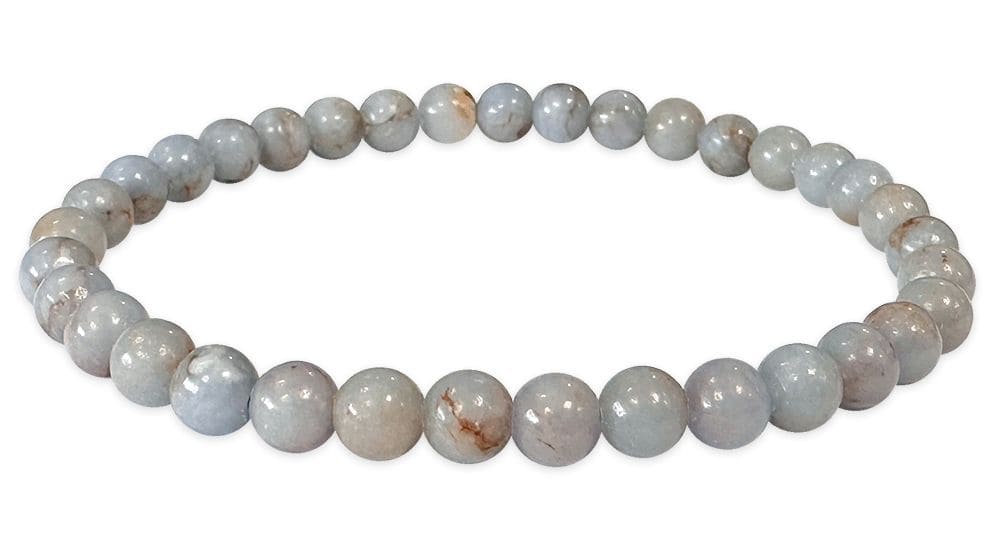 Pulsera de perlas de angelita 5-6mm