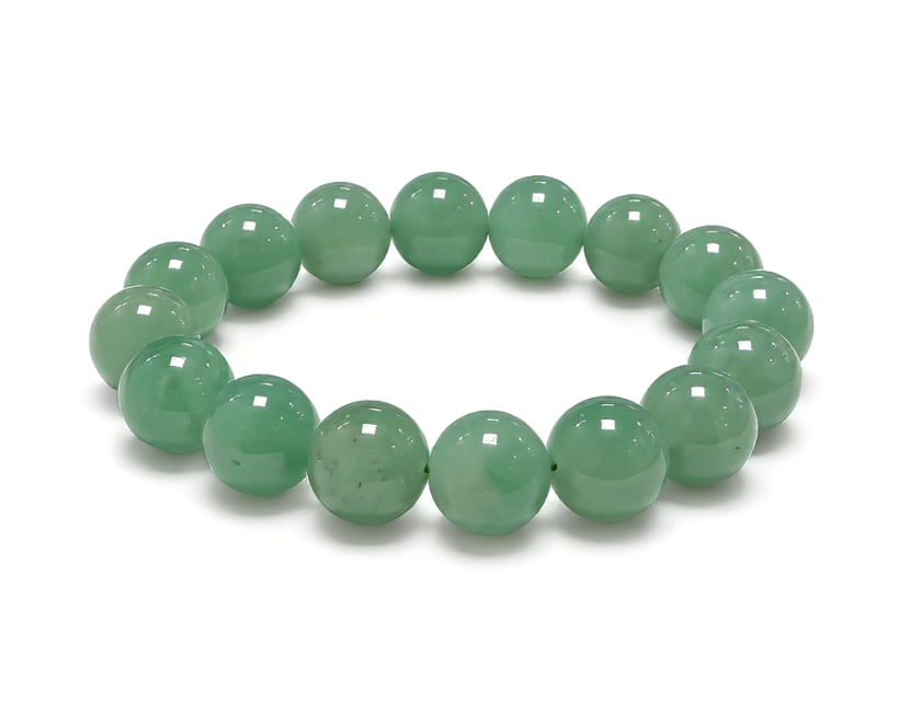 incienso en Pulsera de Aventurina Verde A cuentas de 12mm