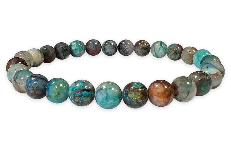 Pulsera de Chrysocolla AA cuentas 7-8mm