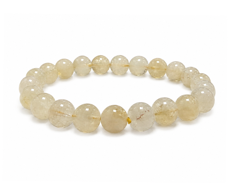 Pulsera de Citrino Natural AB con Cuentas de 8-9mm