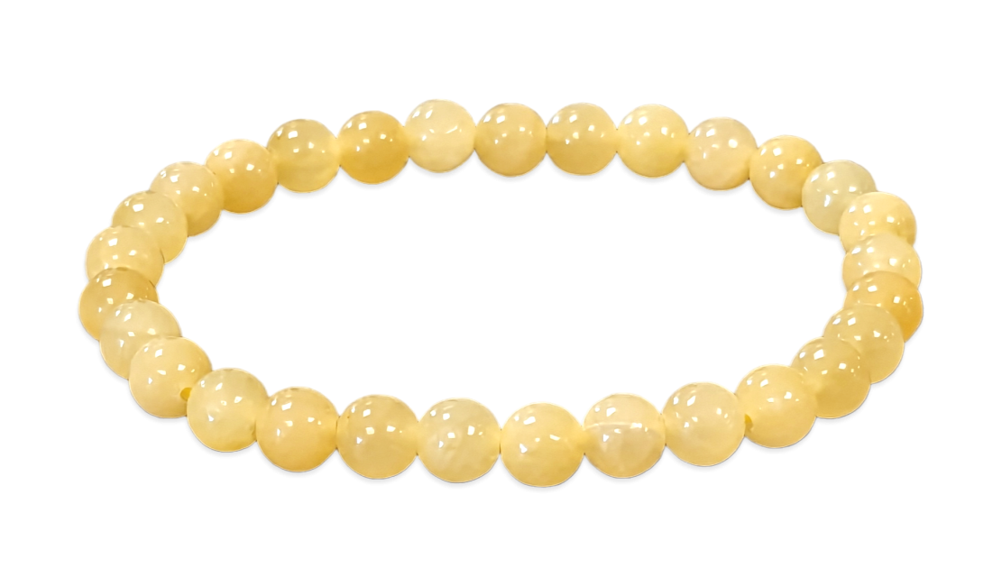 Pulsera Calcita Naranja A perles 6mm