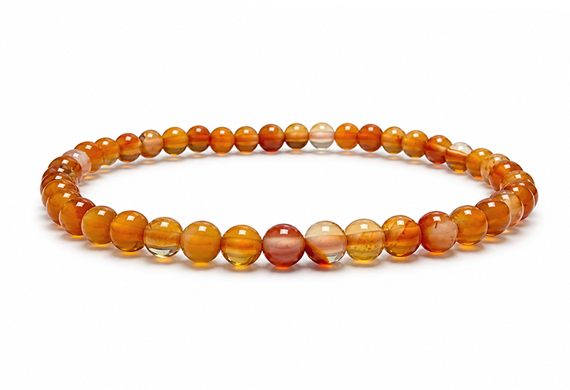 incienso en Pulsera de Cornalina A cuentas 4mm