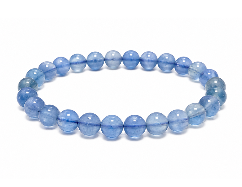 incienso en Pulsera de Fluorita Azul AA cuentas 6-7mm