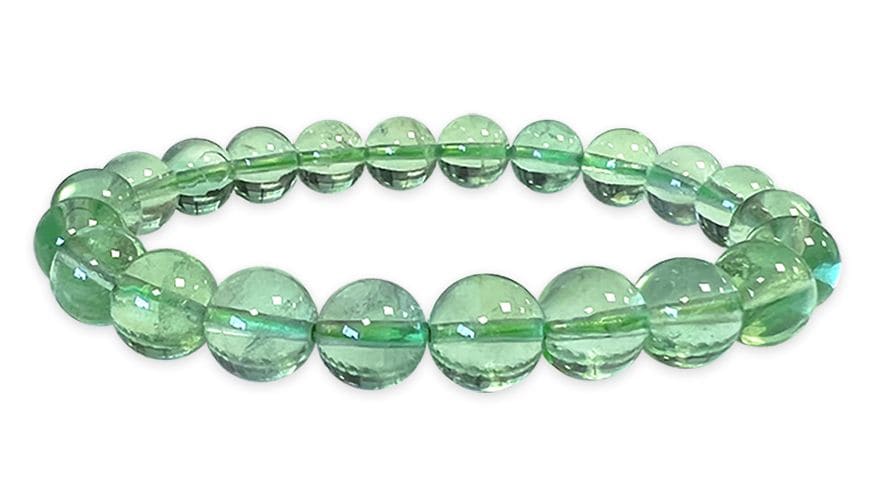 Pulsera Fluorita Verde cuentas AAA 8mm