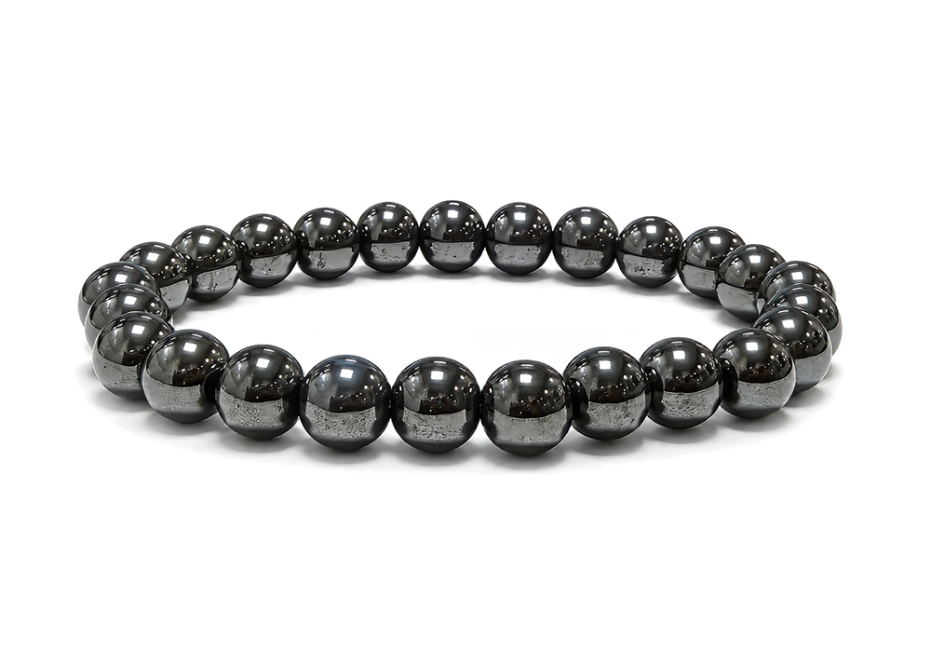incienso en Pulsera de Hematita A cuentas de 8mm