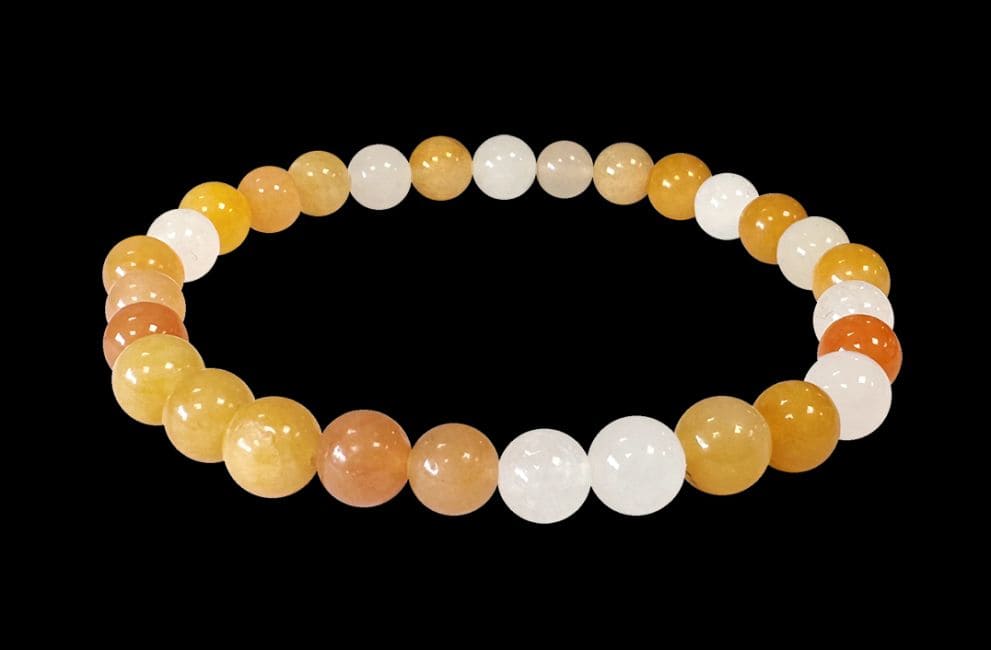 incienso en Pulsera Jade multicolor Perles 6mm|es